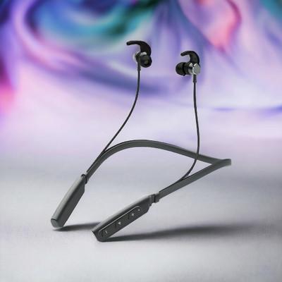 QPG STORE Rokerz 235 Pro Wireless Bluetooth Neckband(0.65 Bluetooth(Black, In the Ear)