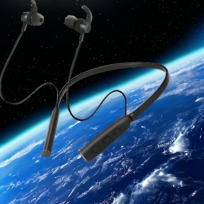 GPQ STORE Rokerz 235 Pro Wireless Bluetooth Neckband(0.4274 Bluetooth(Black, In the Ear)