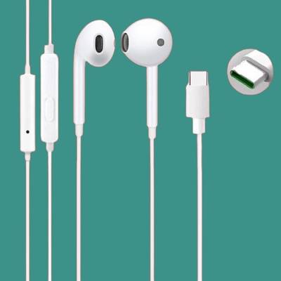 Type C Jack Earphone For Vivo V25, Vivo V23 Pro, Vivo X80 Pro, Vivo V21 5G Wired Headset