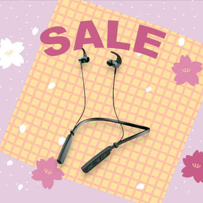 GPQ STORE Rokez 235 Pro Wireless Bluetooth Neckband(0.2416 Bluetooth(Black, In the Ear)
