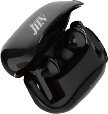 JHN 20 (Wireless Earbuds) 230mAh Battery True Wireless Earphones 24H Playtime Bluetooth without Mic(Black, True Wireless)