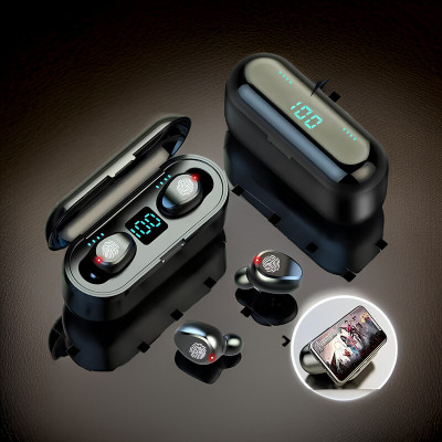 FRONY R00_F9 48-Hour Playback TWS: HD Sound, Touch Controls, Water Resistant Bluetooth(Black, In the Ear)