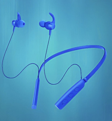 GPQ STORE Rokerz 235 Pro Wireless Bluetooth Neckband(0B.129 Bluetooth(Blue, In the Ear)