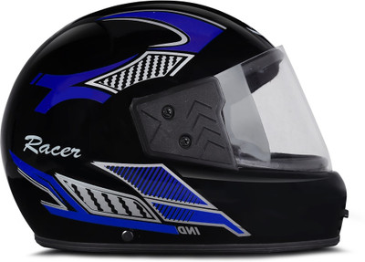 fuery 6 JALI FULLFACE IND GRAFFICS HELMET Motorbike Helmet(Blue)