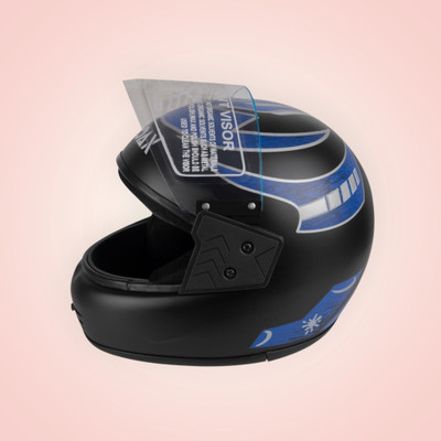 NOAX unisex full face good hard quality helmet-Black262262-Helmet 6-ABCD Motorbike Helmet(Blue)