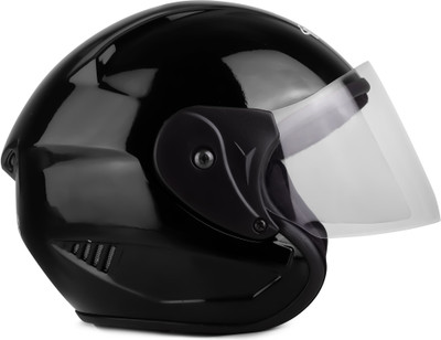 IRONVAULT ALPHA ISI Certified Unisex Bike/Scooty Motorbike Helmet(Black)