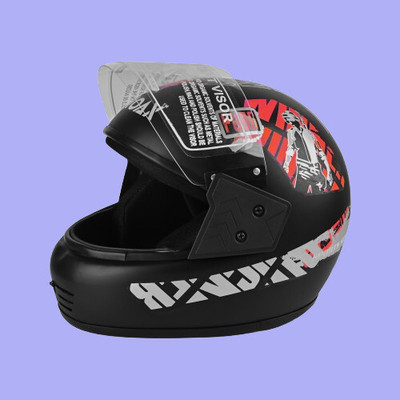 NOAX Helmet GOOD QUALITYFOR UNISEX BIKE RIDIDNG_53 Motorbike Helmet(Red)