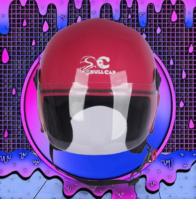 SKULLCAP NEW MODAL-23 CREAKY Motorbike Helmet(Pink)