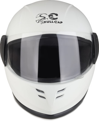 SKULLCAP AREA Motorbike Helmet(White)