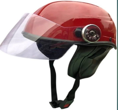 MonteX-1 Half Face Motorbike Helmet(Red)
