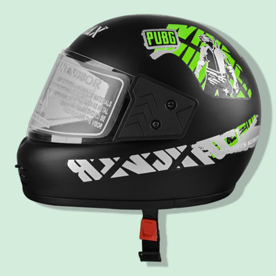 NOAX ISI MARKED KING OF HELMET UNISEX RIDDING HELMET TOP SELLING(DD-1526 Motorbike Helmet(Green)