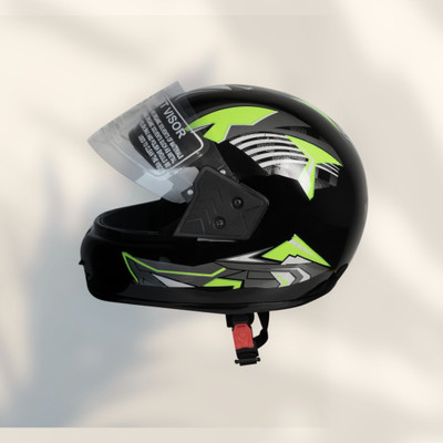 NOAX unisex full face good hard quality helmet-Green402 Motorbike Helmet(Green)