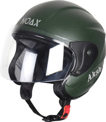 NOAX young men helmet for ridinggg motorbike-24 Motorbike Helmet(Dark Green)