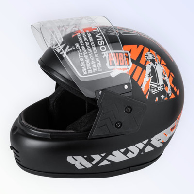 NOAX ISI MARKED KING OF HELMET UNISEX RIDDING HELMET TOP SELLING(DD-1677 Motorbike Helmet(Orange)