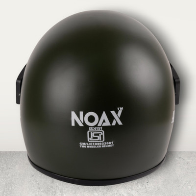 NOAX unisex full face good hard quality helmet-Black327 Motorbike Helmet(Black)