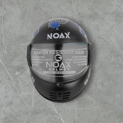NOAX KING OF HELMET UNISEX OPEN FACE motorbike HELMET-Blue8080-Helmet 5-ABCD-Helmat Motorbike Helmet(Blue)
