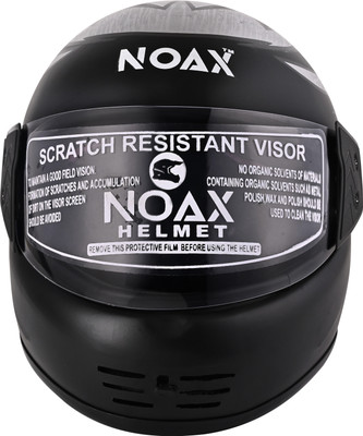 NOAX unisex full face quality good helmet @@255 Motorbike Helmet(Grey)