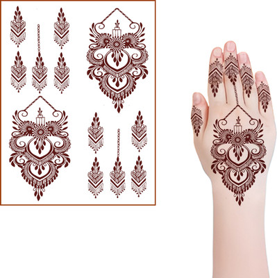 Buzzhub Bohemian Breeze Temporary Waterproof Body Tattoo For Women and Girls(Bohemian Breeze Design)