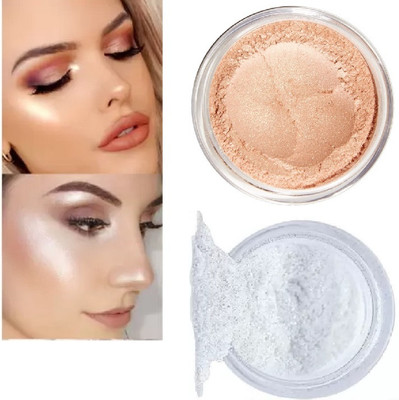 AMOSFIA Shimmer finish Powder Shimmer  Highlighter(Gold, Silver)