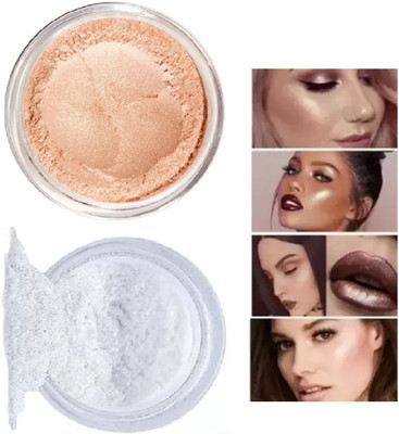 Amaryllis Multicolor gold & silver highlighter powder  Highlighter(Gold, Silver)