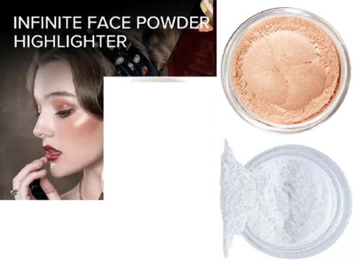 Amaryllis Perfect Quality Shimmer Finish Gold & Silver Highlighter Powder  Highlighter(Gold, Silver)