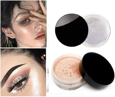 Amaryllis MAKEUP SHINY & SHIMMERY WATER PROOF HIGHLIGHTER POWDER Highlighter(Gold, Silver)