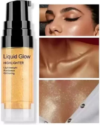 REIMICHI Korean Lightweight Ultra Blendable Silky Smooth Liquid  Highlighter(Gold)
