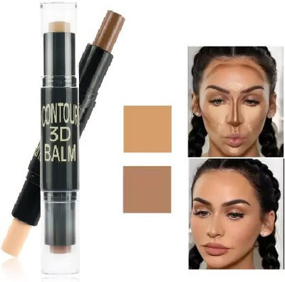 winry Waterproof Makeup Stick 2 IN 1 Contour And Highlighter Concealer(BEIGE, 10 g)