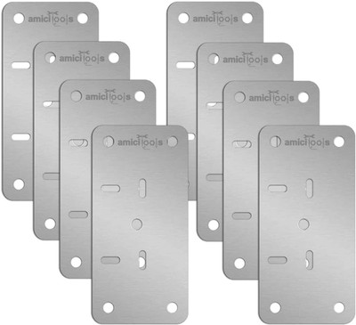 amiciTools Hinge Repair Plate | Stainless Steel (SS202) Door Hinge Reinforcement Strap Hinge Offers & Cashback