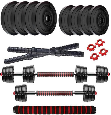 WILORA 20KG (2KG X 4 + 3KG X 4) Dumbbell Set For Home Gym Adjustable Dumbbell(20 kg)