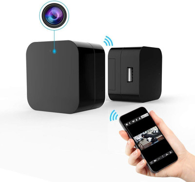 IC PLUS WiFi 4k Full HD Wireles WiFi Charger Camera Night Vision Motion Detection Hidden Security Camera(64 GB, 1 Channel)