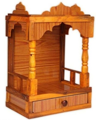 Ssp Handmade Wooden temple for home /office /shop Engineered Wood Home Temple(Height: 45, Pre-assembled)