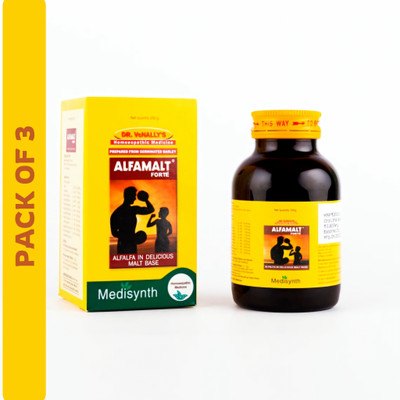 MEDISYNTH Alfamalt Forte Malt(3 x 450 ml)