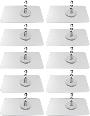 Sellzino Nail Free Wall Hook Seamless Screw Adhesive Non-Trace No Drilling Hook 10(Pack of 10)