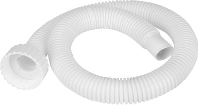 Prayag Bathroom Fittings Corrugated Waste Pipe 31x32x900mm Flexible Sink Basin Outlet Hose Anti Clog Hose Pipe(0.9 m)