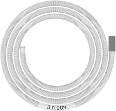 Sparsh Pearl 3 Meter Semi Automatic Washing Machine Water Inlet / Inflow Hose Pipe 3 Meter Semi A inlet for semi automatic Hose Pipe (300 cm) Hose Pipe(3 m)