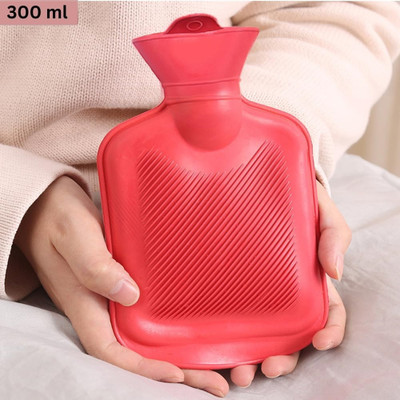 BANQLYN Rubber Hot Water Heating Bag For Pain Relief Small Hot Water Bag 300 ml Hot Water Bag(Multicolor)