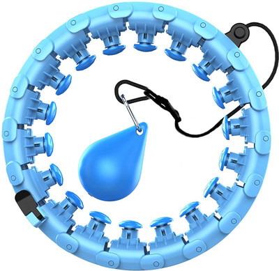 PORMONO Hula Hoop for Adults Weight Loss Infinity Hoop Plus Size 24 Detachable Hula Hoop(Diameter - 130 cm)