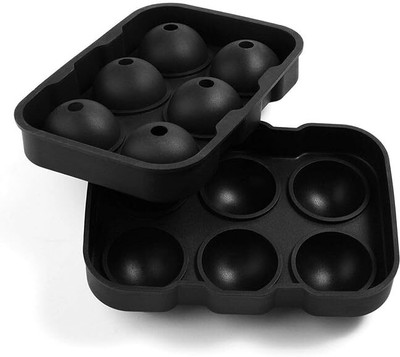 darkshri Black Silicone Ice Ball Tray(Pack of1)
