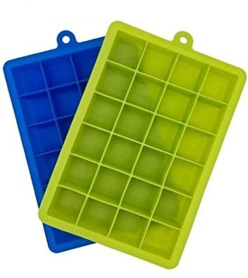 HRB PRODUCTS Multicolor Silicone Ice Cube Tray(Pack of1)
