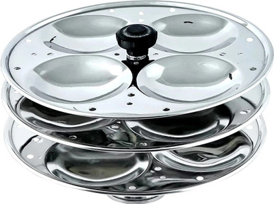 Super Feel Rava idli 12 Cavity Induction & Standard Idli Maker(3 Plates , 12 Idlis )