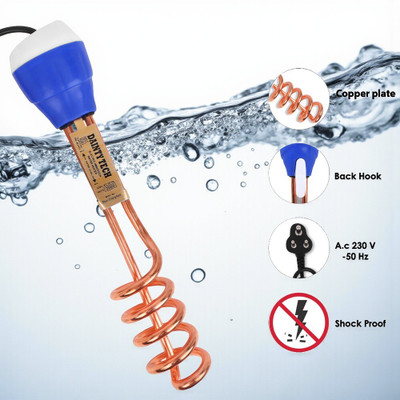 Dainty TECH IMMERSION 2000 W Copper DT17 2000 W Shock Proof Immersion Heater Rod(Water)
