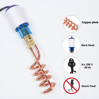 Dainty TECH Submersible Copper DT12 2000 W Shock Proof Immersion Heater Rod(Water)