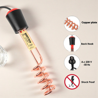 Dainty TECH ISI Mark Shock-Proof & Water-Proof Copper DT18 2000 W Shock Proof Immersion Heater Rod(Water)