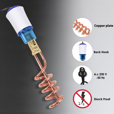 Dainty TECH Submersible Copper DT14 2000 W Shock Proof Immersion Heater Rod(Water)