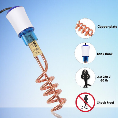 Dainty TECH Submersible Copper DT09 2000 W Shock Proof Immersion Heater Rod(Water)