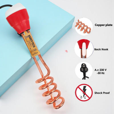 Dainty TECH Shock-Proof & Water-Proof Copper DT18 2000 W Shock Proof Immersion Heater Rod(Water)