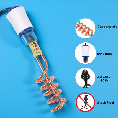 Dainty TECH Submersible Copper DT04 2000 W Shock Proof Immersion Heater Rod(Water)
