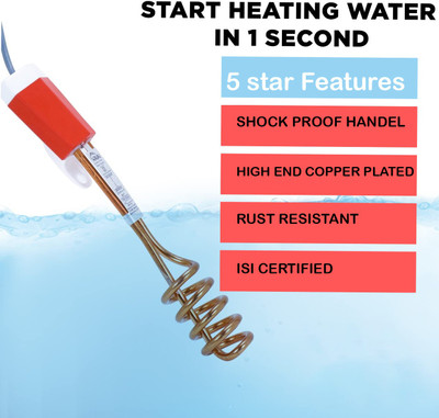LONGWINGS N-22 1500 W Shock Proof Immersion Heater Rod(WATER)