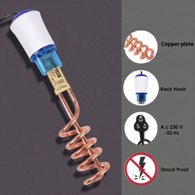 Dainty TECH Submersible Copper DT19 2000 W Shock Proof Immersion Heater Rod(Water)
